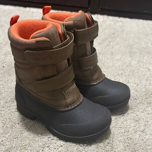 Carter's Brown and Black Kids Boots